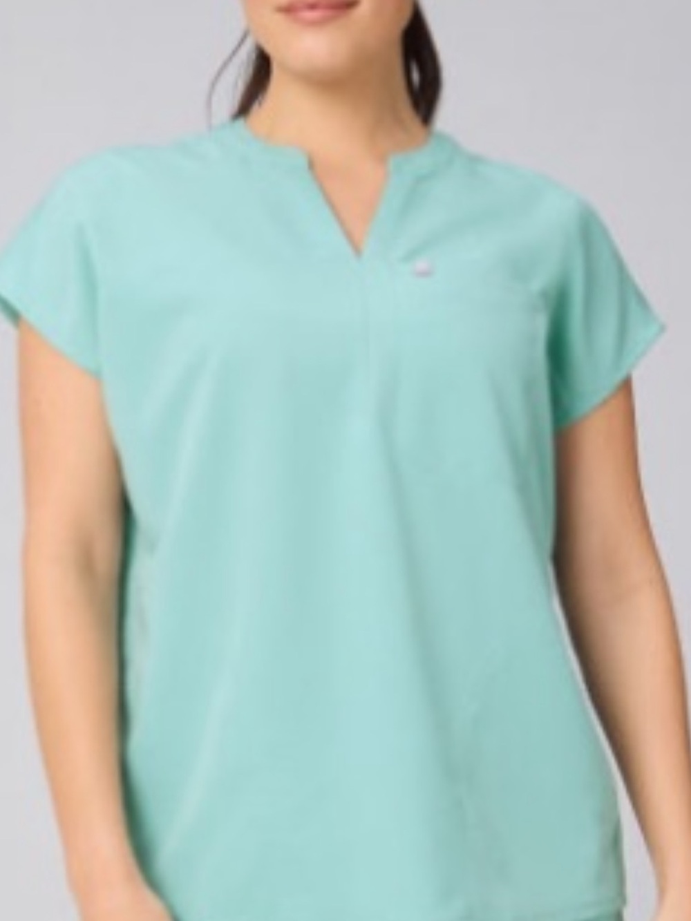Fabletics Mint Split-Neck Tunic Top